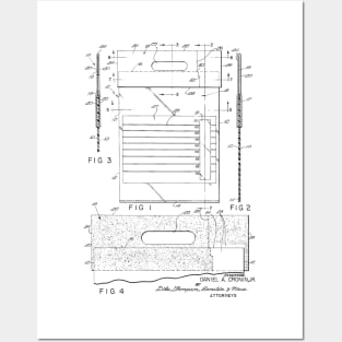 Urinary Drainage System Vintage Patent Hand Drawing Posters and Art